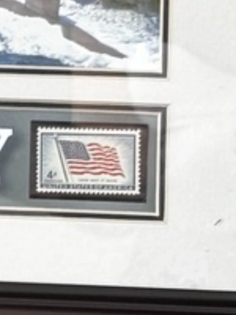 USPS U.S. Navy Framed Stamp Military Patriotic Wall Art